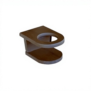Support à tasses en bois au design haut de gamme, design simple, couleur marron, pour café et thé, best-seller - Product Image 1