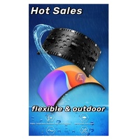 Pantalla LED Flexible para Exteriores de 7680x4320mm, Pantalla Grande Flexible de Forma Especial para Proyectos de Turismo Cultural al Aire Libre