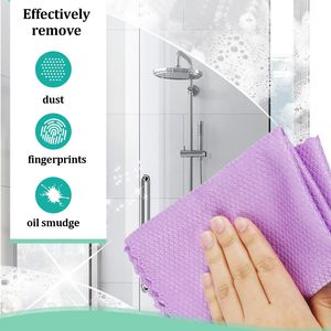 Panni in microfibra per la pulizia delle squame di pesce, panni da cucina in microfibra senza pelucchi e senza aloni, 30x40 cm, panni in microfibra ad asciugatura rapida per piatti e vetri - Product Image 5