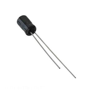 ตัวเก็บประจุแบบรูทะลุ (Through Hole) ยี่ห้อ Manufacturer Channel รุ่น UST1HR33MDD1TP ความจุ 0.33 ไมโครฟารัด ชนิดอลูมิเนียม ความคลาดเคลื่อน 20% แรงดัน 50 โวลต์ แบบขาเสียบเรเดียล - Product Image 1