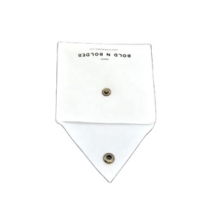 Pochette à bijoux en velours suédé blanc de petite taille avec fermeture à bouton-pression – Prix usine - Product Image 5