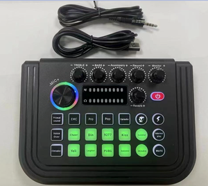 Ensemble de carte son et microphone V8 <span class=keywords><strong>M3</strong></span> S6 M8 V8S, microphone à condensateur professionnel avec compression de référence pour un son cristallin - Product Image 6