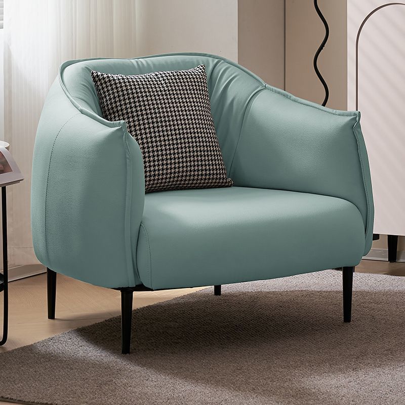Light blue [ultra-fiber leather]-give pillow