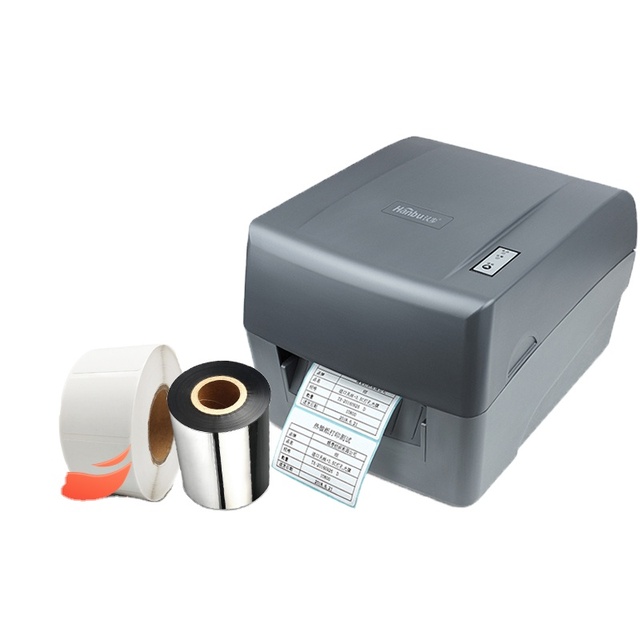 Good Price Custom Brand 108mm 200dpi Office Printer Wholesale Thermal Transfer Printer Label Satin Ribbon Printer Machine