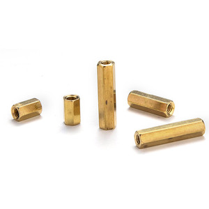 Pernos hexagonales de cobre Hao Jin M2 M3 M5 con rosca en ambos extremos para soporte de placa base y postes de aislamiento - Product Image 2