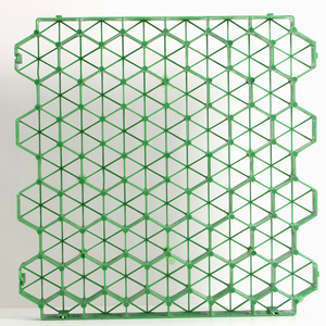 उच्च गुणवत्ता वाली काली-हरे छिद्रों वाली घास ब्लॉक गली पॉलीइथिलीन ग्रिड घास मंजिल स्थापना जाल - Product Image 2