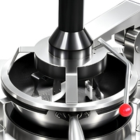 Machine à frire automatique, cuisinière électrique commerciale, agitation bidirectionnelle, 9 vitesses, acier inoxydable, 3500W
