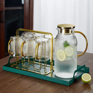 <span class=keywords><strong>Carafe</strong></span> à café <span class=keywords><strong>en</strong></span> <span class=keywords><strong>verre</strong></span> transparente résistante à la chaleur avec filtre - Product Image 6