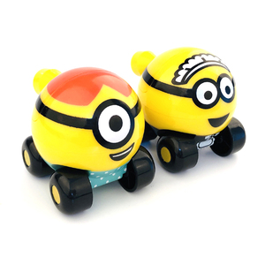 Voitures jouets magnétiques à inertie sur le thème de l'homme jaune de D espicable Me 4 - Jouets de développement cérébral pour bébés de 1 à 3 ans - Product Image 1