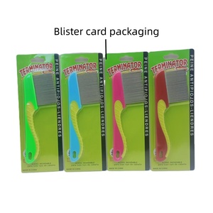 Peines de Acero Inoxidable de Dientes Finos para Mascotas, Cepillos de Aseo para Perros y Gatos para Limpiar Pulgas, Garrapatas, Caspa, Enredos y Nudos - Product Image 6