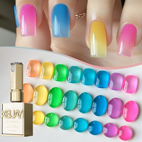 XEIJAYI Paradise Series UV Gel Nail Art Shop – Gel UV Transparent Effet Glacé Tendance 15ml pour Usage Professionnel et DIY
