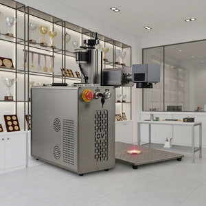 Machine de gravure laser à <span class=keywords><strong>fibre</strong></span> pour application de bijoux en relief 3D, gravure profonde laser 3D Mopa JPT Raycus 50W 100W sur métal - Product Image 1