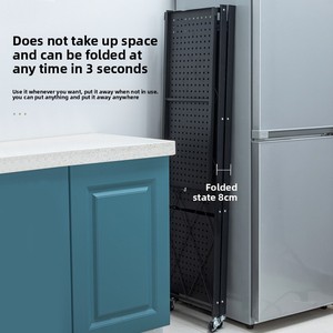 Metal Multi-Layer Free Foldable Oven Pot Board Rack Household <strong>Storage</strong> <strong>for</strong> <strong>Kitchen</strong> Pots Living Room <strong>for</strong> Floor-to-Ceiling - Product Image 5