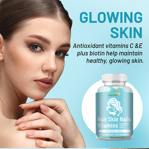 Gomitas de Vitaminas para Cabello, Piel y Uñas, Biotina, Colágeno, Péptidos, Vitamina C y E, Iluminan la Piel, Fortalecen el Cabello y las Uñas, Suplemento de Belleza - Product Image 5