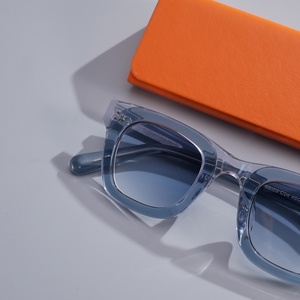 Vintage Thick Acetate Square <b>Sunglasses</b> Unisex <b>Gradient</b> Lens UV400 Protection Retro Fashion Sun Glasses Custom Logo - Product Image 5