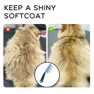 Peigne de nettoyage des puces pour animaux de compagnie, dissolvant de tiques pour chats et chiens, produits de nettoyage et de toilettage, brosse pour chiens - Product Image 6