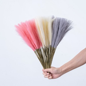 ดอกคาลลาฟลอรัล แพมปัส รีด ดอกไม้ประดิษฐ์ ก้านเดี่ยว สีขาว ชมพู เบจ ตกแต่งภายในบ้าน งานแต่งงาน - Product Image 2