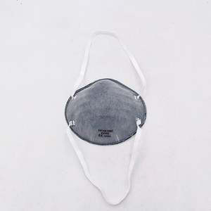 Mascarilla desechable de 4 capas, OEM, EN149, de tela no tejida, con elástico para la cabeza, forma de cuenco, con carbón activado, de seguridad - Product Image 1