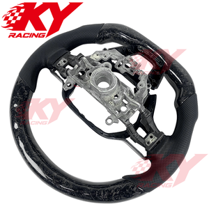 Accesorios Interiores para Honda Civic Accord Sport 8.ª/9.ª/10.ª/11.ª Generación CRV Integra EX, Volante Deportivo LED de Fibra de Carbono con RPM - Product Image 2