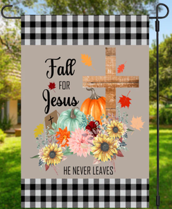 Drapeau <span class=keywords><strong>de</strong></span> jardin personnalisé Sacré-Cœur <span class=keywords><strong>de</strong></span> Jésus Foi Espérance Grâce Paix Chrétien Pâques Petit cadeau décoratif Bannière <span class=keywords><strong>de</strong></span> jardin Maison - Product Image 3