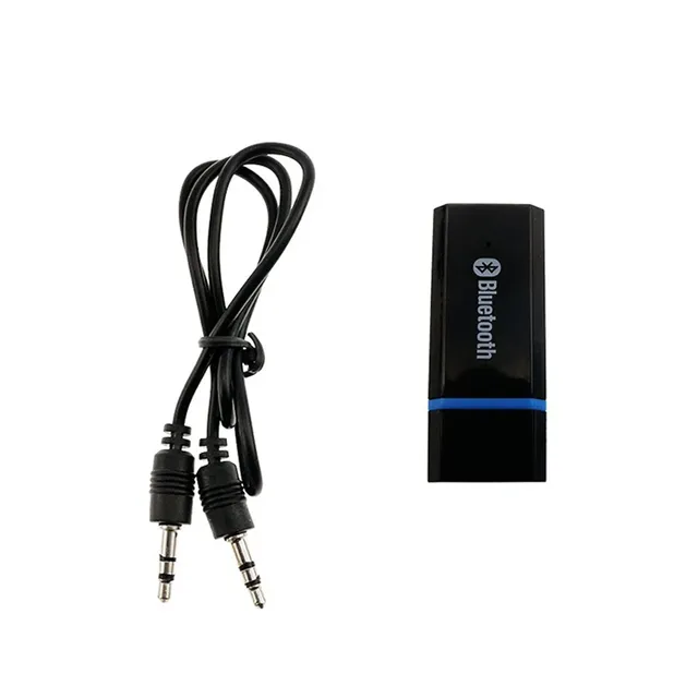 2 in 1 USB for 5.3 Car Kit Dongle Adapter with 35mm AUX Wireless Audio Receiver for Car Music Speaker BTR118