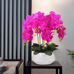 Orchidea artificiale in <span class=keywords><strong>vaso</strong></span> Orchidea finta pianta in <span class=keywords><strong>vaso</strong></span> Orchidea artificiale in <span class=keywords><strong>vaso</strong></span> all'ingrosso EG-X008 <span class=keywords><strong>fiori</strong></span> di orchidea artificiale con <span class=keywords><strong>vaso</strong></span> - Product Image 4