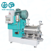 Broyeur à billes horizontal de type à broches en acier inoxydable TGM 304 avec moteur de 5,5 kW pour le broyage de poudres ultra-fines nano, traitement des produits chimiques