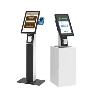Kiosque interactif de file d'attente de libre service de billetterie de <span class=keywords><strong>taxi</strong></span> d'aéroport de plancher de 21.5 pouces pour des passagers - Product Image 2