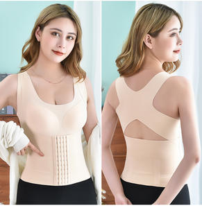 Faja Moldeadora de Espalda, Pecho y Abdomen con Botones <span class=keywords><strong>para</strong></span> Aplanar <span class=keywords><strong>el</strong></span> Vientre - Product Image 4