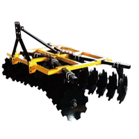 Herse à disques robuste montée sur tracteur avec moteur pour rizières et jardins potagers sur terres arides