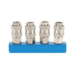 ข้อต่อแบบลมชนิด C ของยุโรป แบบ 2 ทาง SMYSMV แบบตรง พร้อมเกลียว 2 จุด สำหรับข้อต่อแบบเร็ว SML สามตำแหน่ง - Product Image 1