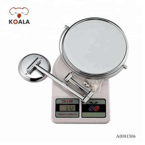 ORB Peinture Laiton Acier Inoxydable 8 pouces 3X Double <span class=keywords><strong>Face</strong></span> Pliant Mur Rond Beauté <span class=keywords><strong>Miroir</strong></span> de Maquillage - Product Image 5