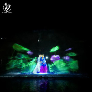 Sistema de Proyección de Cortina de Agua, Fuente Comercial de Acero Inoxidable para Exteriores, Multimedia de Alta Definición, Certificación CE, Fácil Instalación - Product Image 3