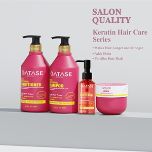 GATASE Set de Tratamiento Capilar Orgánico con Queratina para Fortalecer el Cabello, Reparación, <span class=keywords><strong>Anti</strong></span>-Rotura, Suavizante, Nutritivo, Champú, Acondicionador y Aceite - Product Image 5