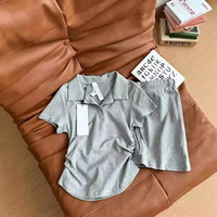Ensemble polo et short de sport en coton pour femme, manches trois-quarts, respirant, confortable, tenue décontractée athlétique d'été, plusieurs modèles