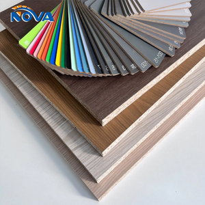 Tablero de Partículas Recubierto de Melamina, <span class=keywords><strong>Madera</strong></span> <span class=keywords><strong>OSB</strong></span> de 18 <span class=keywords><strong>mm</strong></span>, Resistente a la Humedad, Acabado Blanco, Estructura de 3 Capas, Diseño Moderno para Armario de Cocina - Product Image 5