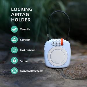 Candado de Cable de combinación de 3 dígitos Find My IOS, bolsa de seguridad para equipaje de viaje rastreable, contraseña, bloqueo de equipaje antirrobo de aleación de Zinc - Product Image 5