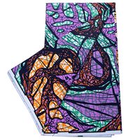 Tissu africain imprimé en coton, textile Ankara Java, véritable wax hollandais, pagne pour robe de femme pour mariage et fête