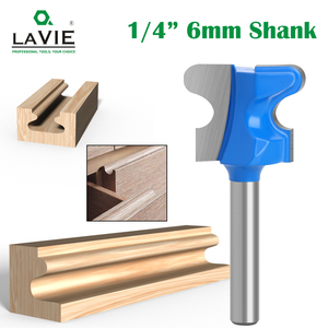 LAVIE 6mm 1/4 "シャンク二重指ルータビット木工フライスカッターMC01160 - Product Image 2