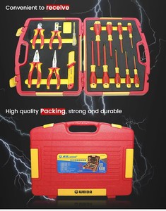 Juego <span class=keywords><strong>de</strong></span> Herramientas Aisladas Maxpower VDE Profesional para Trabajos Finos, 15 Piezas, Destornilladores, Alicates <span class=keywords><strong>de</strong></span> Plástico, Llave Inglesa, 1000V, para Electricistas - Product Image 6