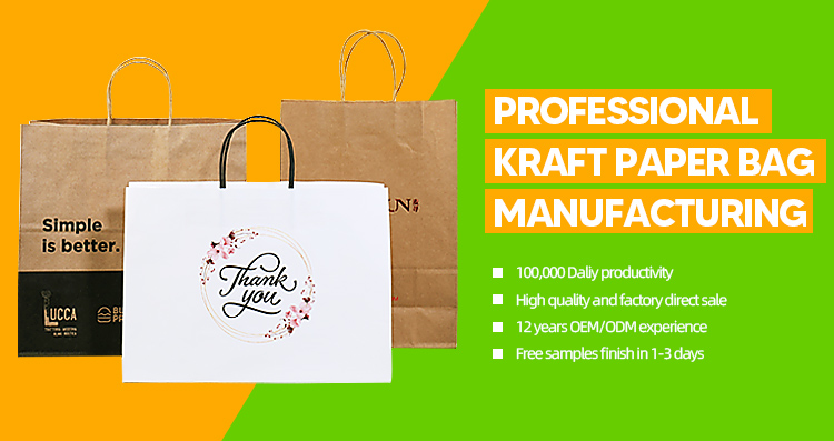 Wholesale Luxury Printed Custom Logo Clothing Shopping Gift Jewelry Packaging handle Paper Bag