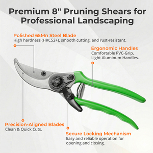One99 High Carbon 65Mn Steel Bypass Garden Pruning Shears Aluminum Alloy Secateurs for Grape Vines Cutting Scissors Hand <strong>Pruners</strong> - Product Image 3