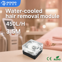 Pompe de refroidissement à eau OCOCOO P67A 450LH, hauteur de refoulement 3,5M, réservoir compact carré en acrylique, fabricant OEM en gros, appareil d'épilation
