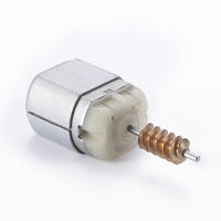 Moteur CC 12V 24V FC-280 avec engrenage à vis sans fin, double arbre, à balais, pour actionneur de serrure de porte de voiture, verrouillage centralisé, couple élevé