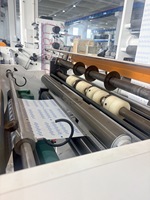 Machine d'impression flexographique 6 couleurs avec unité de découpe rotative pour étiquettes autocollantes personnalisées en rouleau