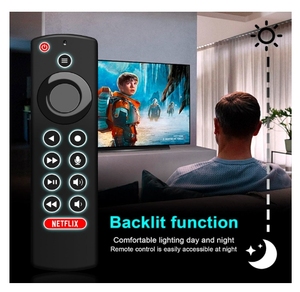 Thay Thế Bằng Giọng Nói Backlit Điều Khiển Từ Xa Cho NVIDIA Lá Chắn Từ Xa IR <span class=keywords><strong>Blaster</strong></span> Cho TV Điều Khiển - Product Image 4