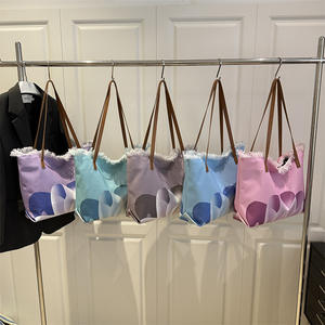 תיק נשים לנשים תיק קניות גדול קיבולת tote לוטוס נשים מזדמנים עבור מתנות שם מותאם אישית - Product Image 1