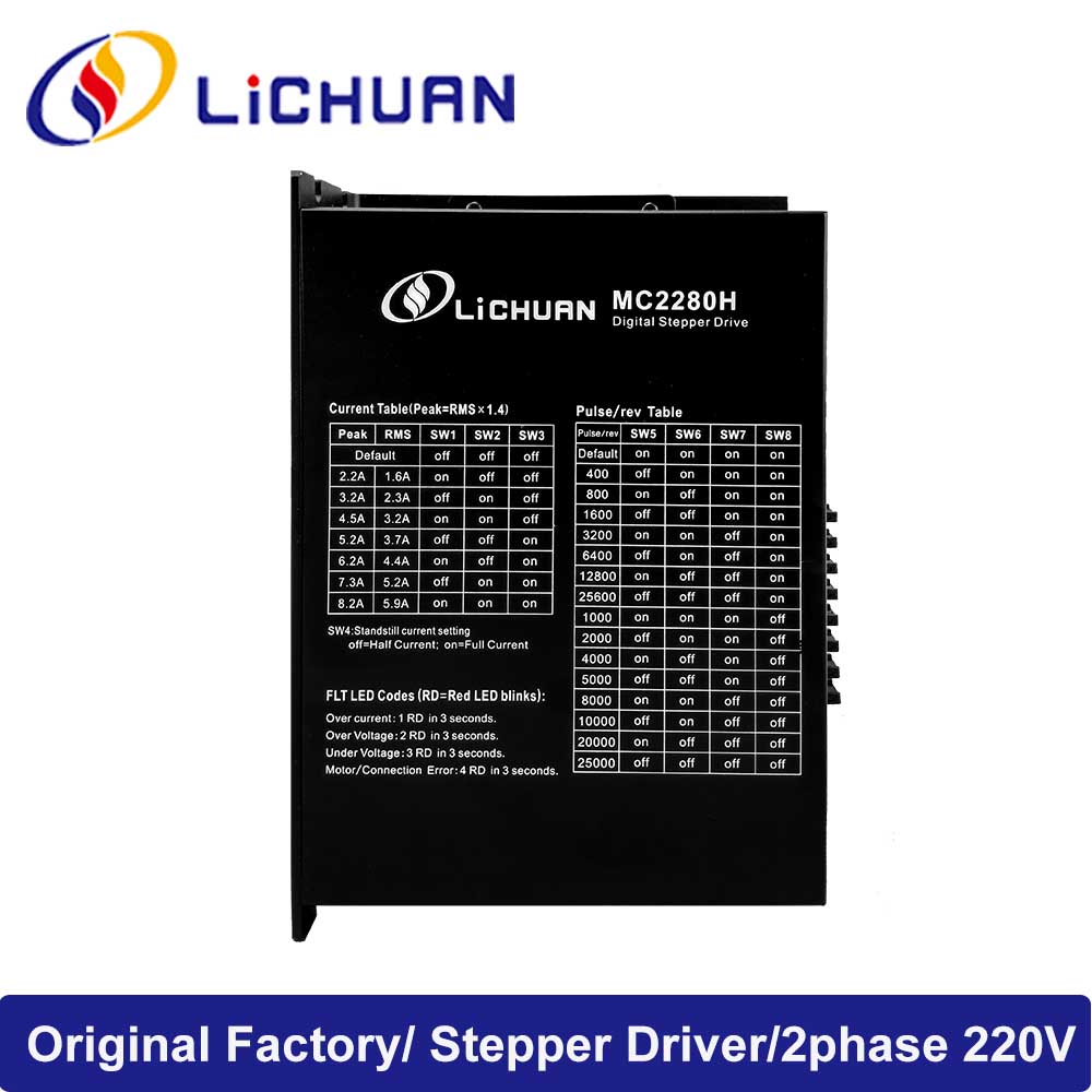 Чпу шаговый двигатель с драйвером MC2280H 2 фазы