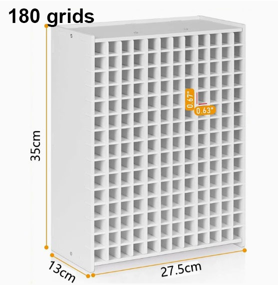 35*27,5*13 cm (180 compartiments)