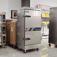 Machine d'armoire à vapeur pour riz à gaz de cuisine commerciale à prix de gros/équipement de four à vapeur électrique pour petits pains